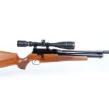 .22 Axsor, pre-charged air rifle, with silencer, Monte Carlo stock and magazine, 4-16 x 40 AO