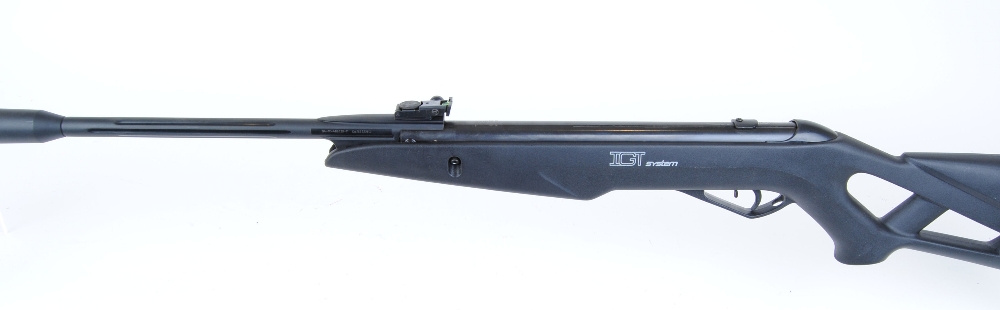 .22 Gamo Whisper GT, break barrel air rifle, synthetic thumbhole stock, silencer, no.04-IC-482430-