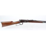 .32-40 Winchester Model 1894 sporting rifle, c.1901, lever action, 26 ins octagonal barrel, full