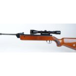 .22 Diana, air rifle with silencer and 4 x 40 scope