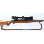.270 (win) Savage, bolt action, 5 shot, leather sling with 6 x 40 Nikko scope, no.119481 This Lot