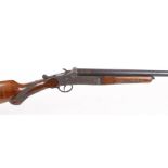 12 bore semi hammer, Spanish, 30 ins 3/4 choke barrel, 14,3/4 ins semi pistol grip stock, no.