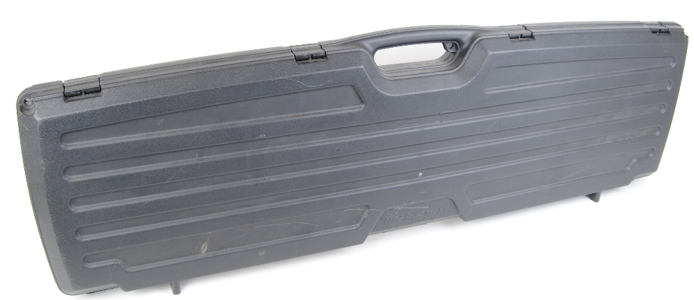 Doskosport hard plastic double gun case with eggshell foam lining