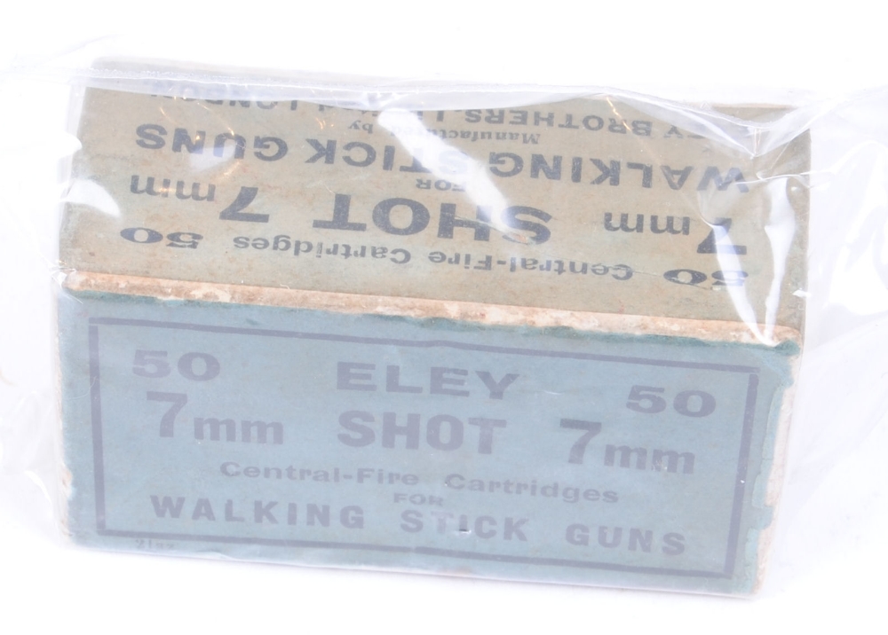 50 x 7mm Cane gun shotshells in original box