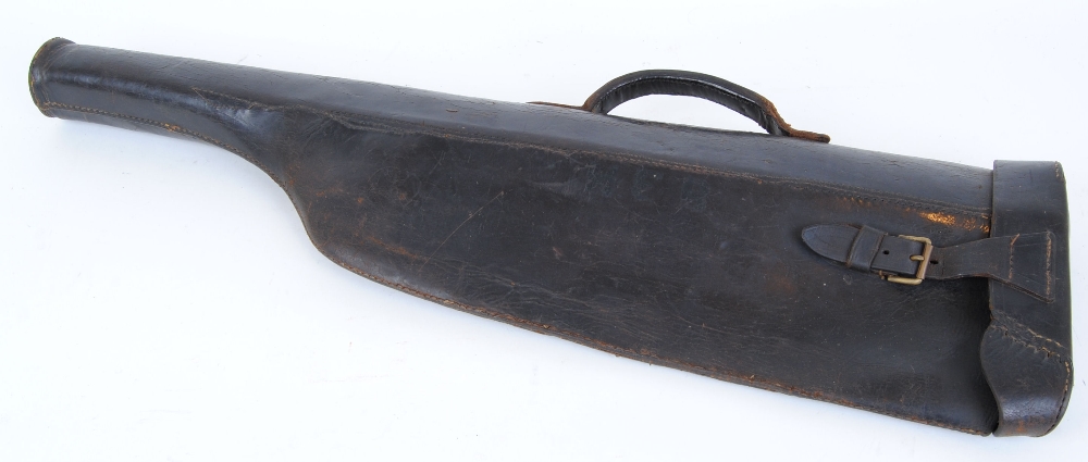 Leather leg o mutton gun case