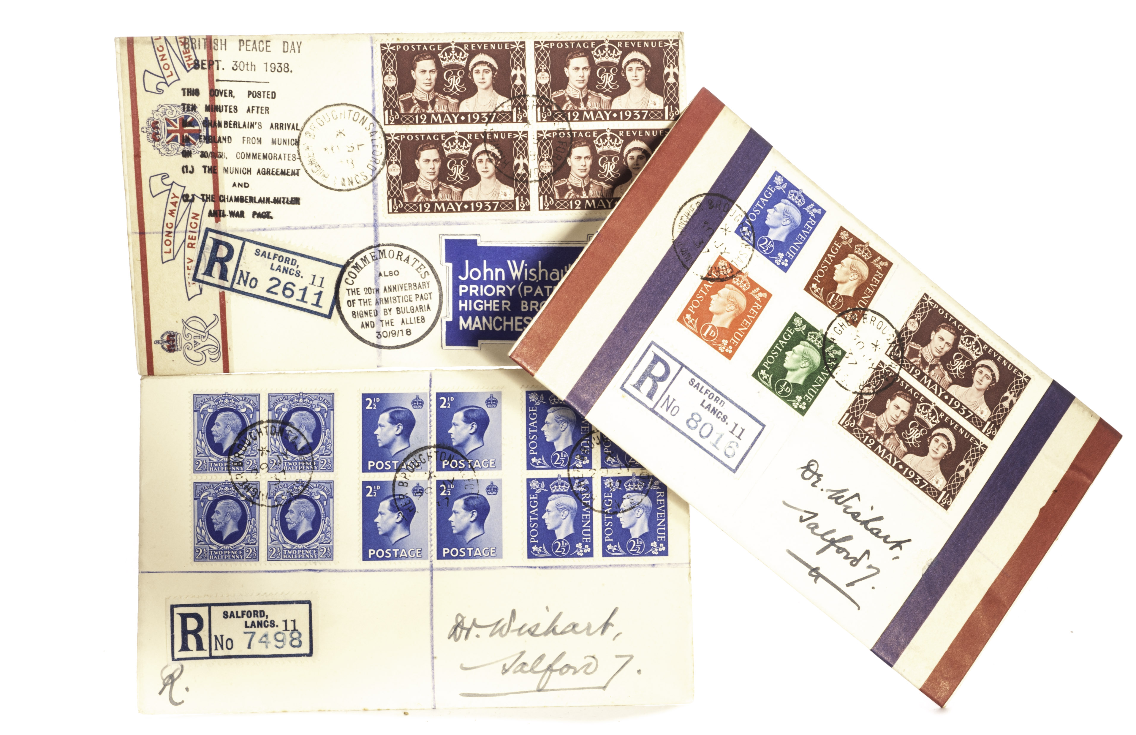 Stamps A box of commemorative covers for the British Peace Day, 30th Sept 1938. These covers were