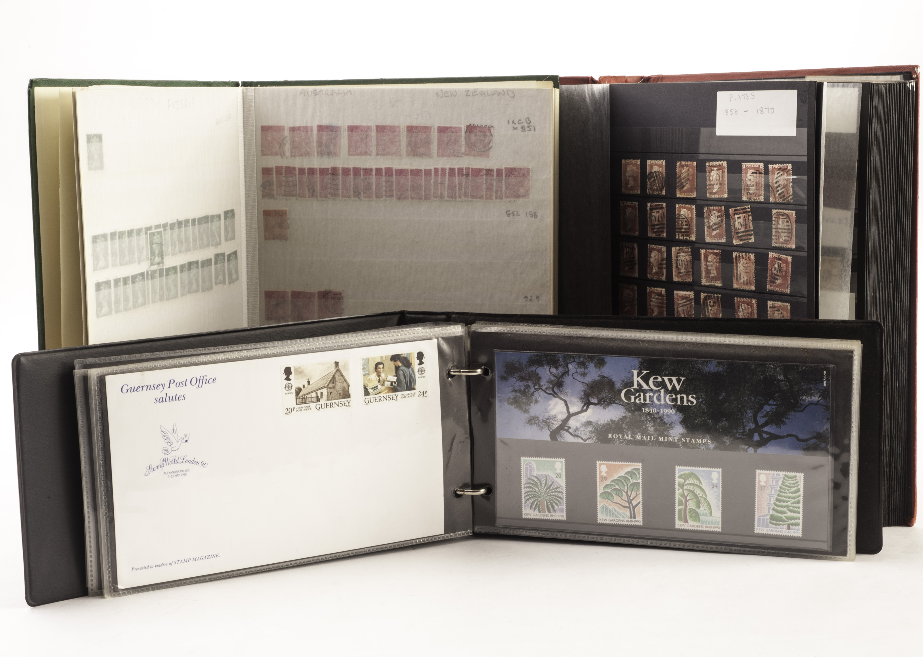 Stamps & Covers A collection of GB stamps in albums and stockbooks, QV to QE2, plus a selection of