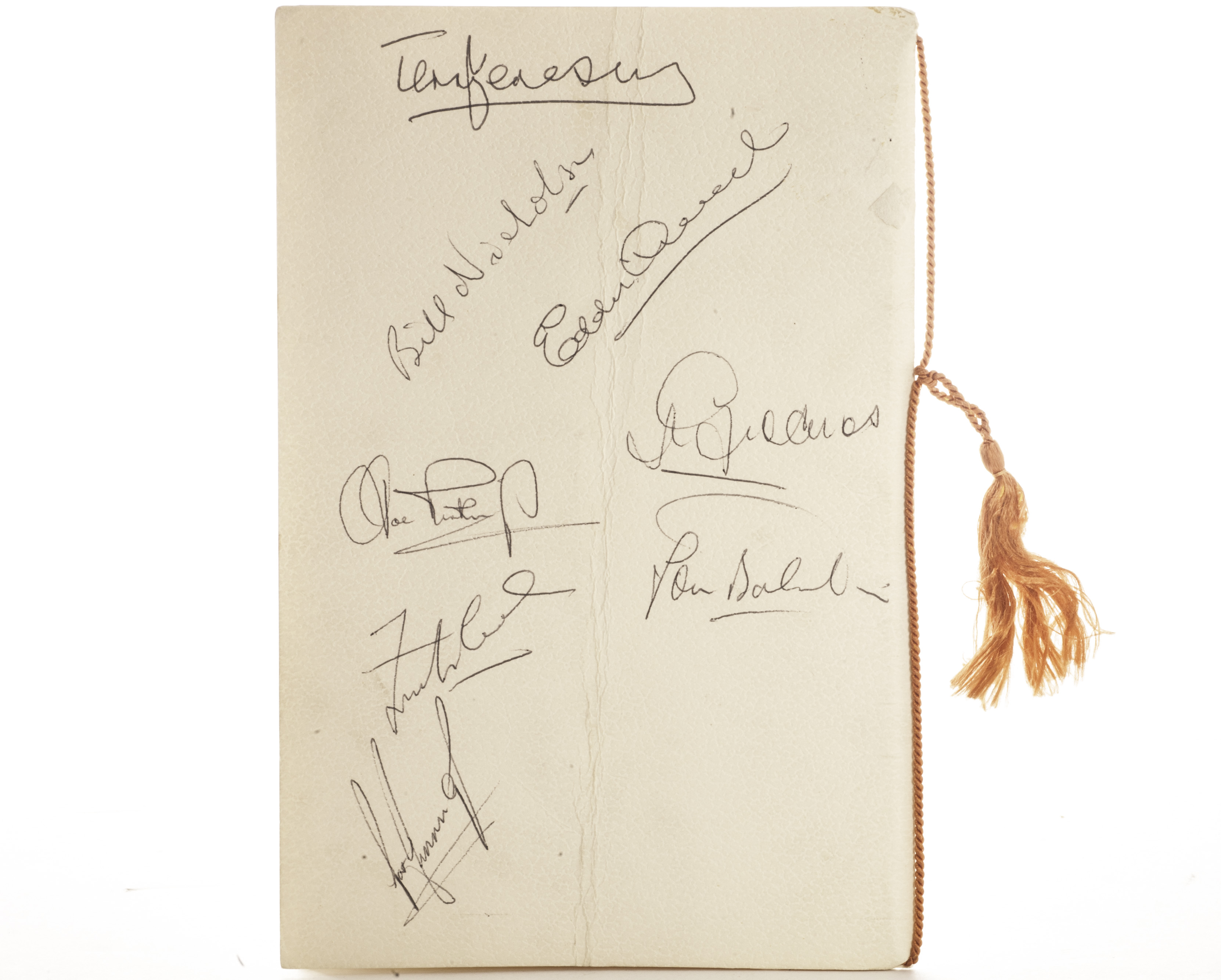 Football autographs Anglo-American Sporting Club menu card, dated 15 May 1967, from a Boxing-Dinner