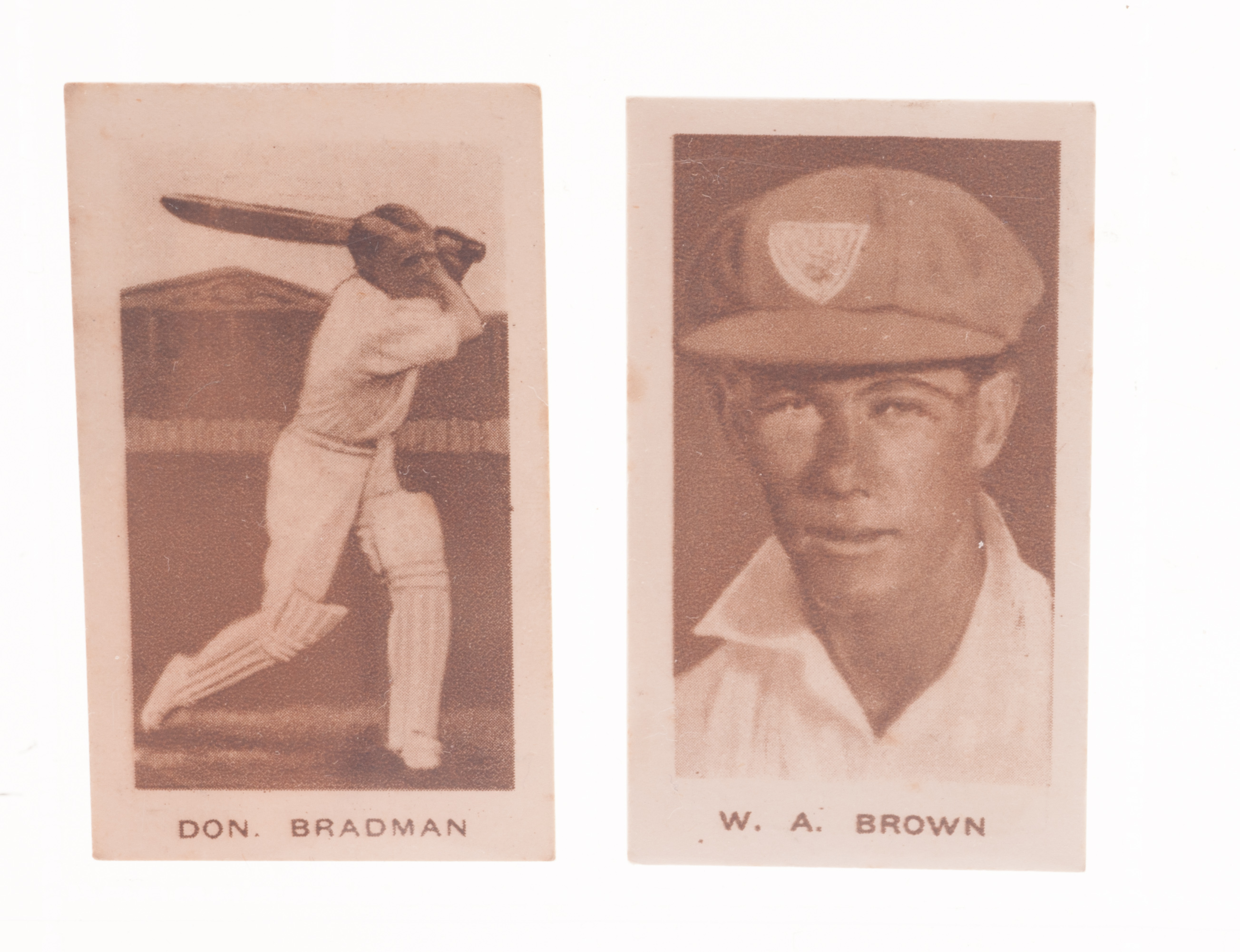 Trade cards: Cricket, Australia, Macrobertson`s, Australian Sporting Series, 15 cricket subject