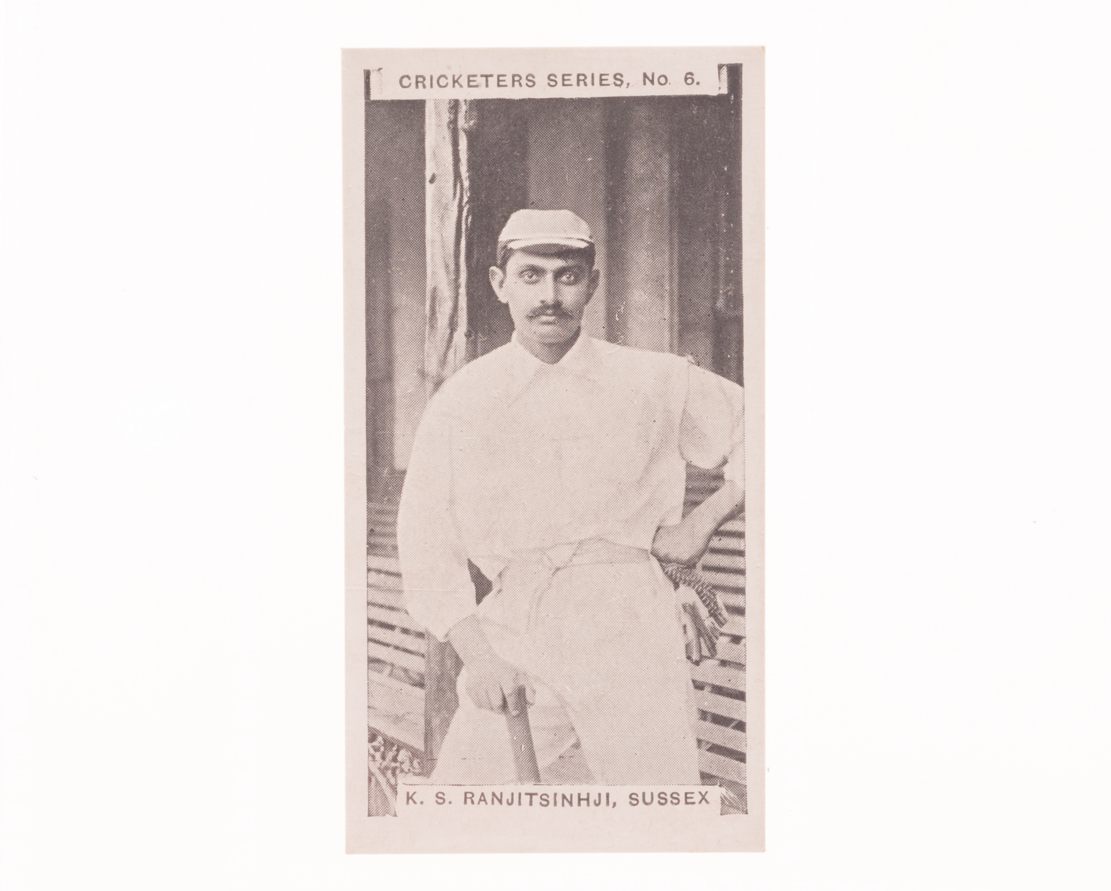 Cigarette card: Cricket, Faulkner`s, Cricketer Series, type card, no 6, K.S. Ranjitsinhji, Sussex (