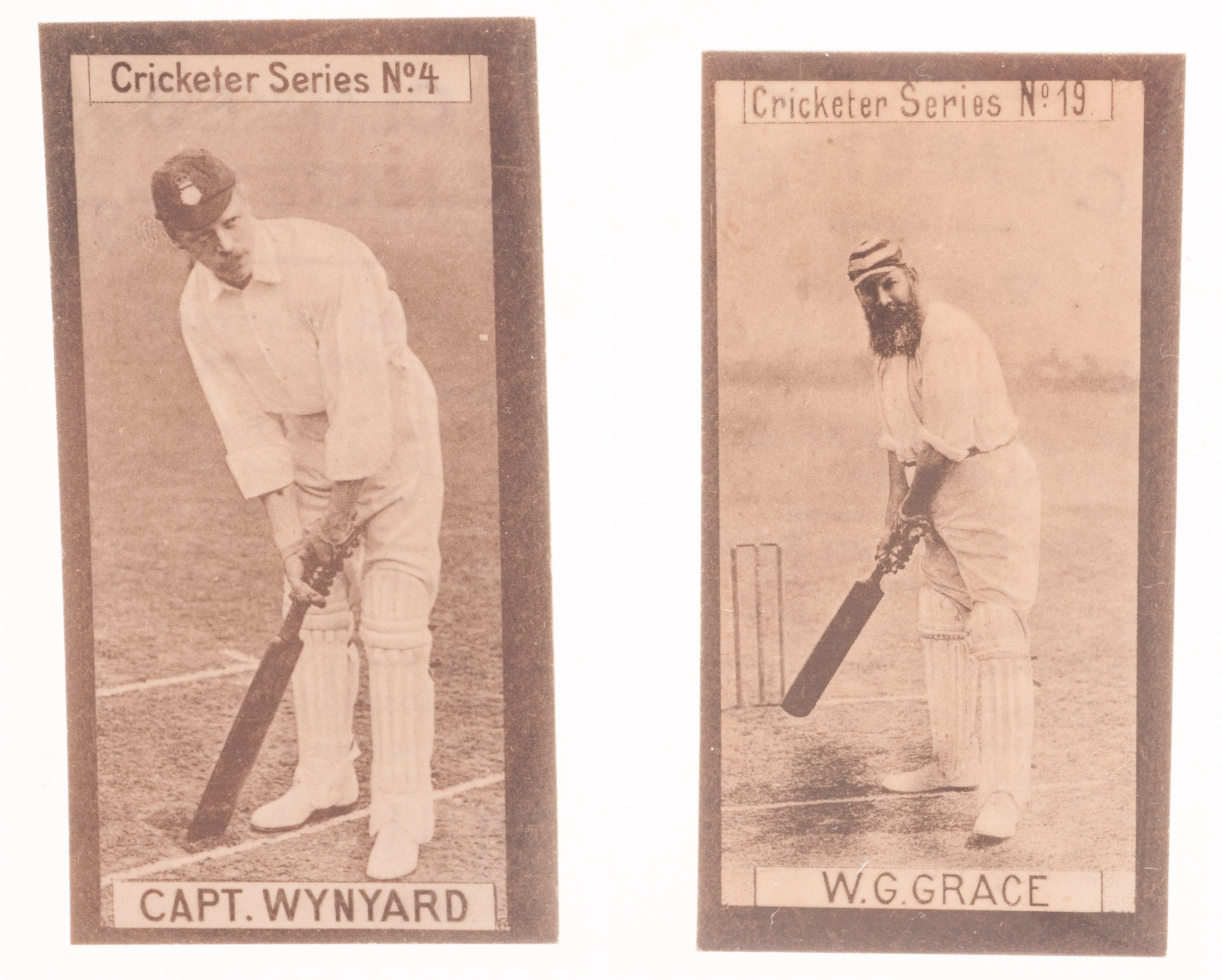 Cigarette cards: Cricket, Clarke`s, Cricketer Series (set, 30 cards) (gd/vg)