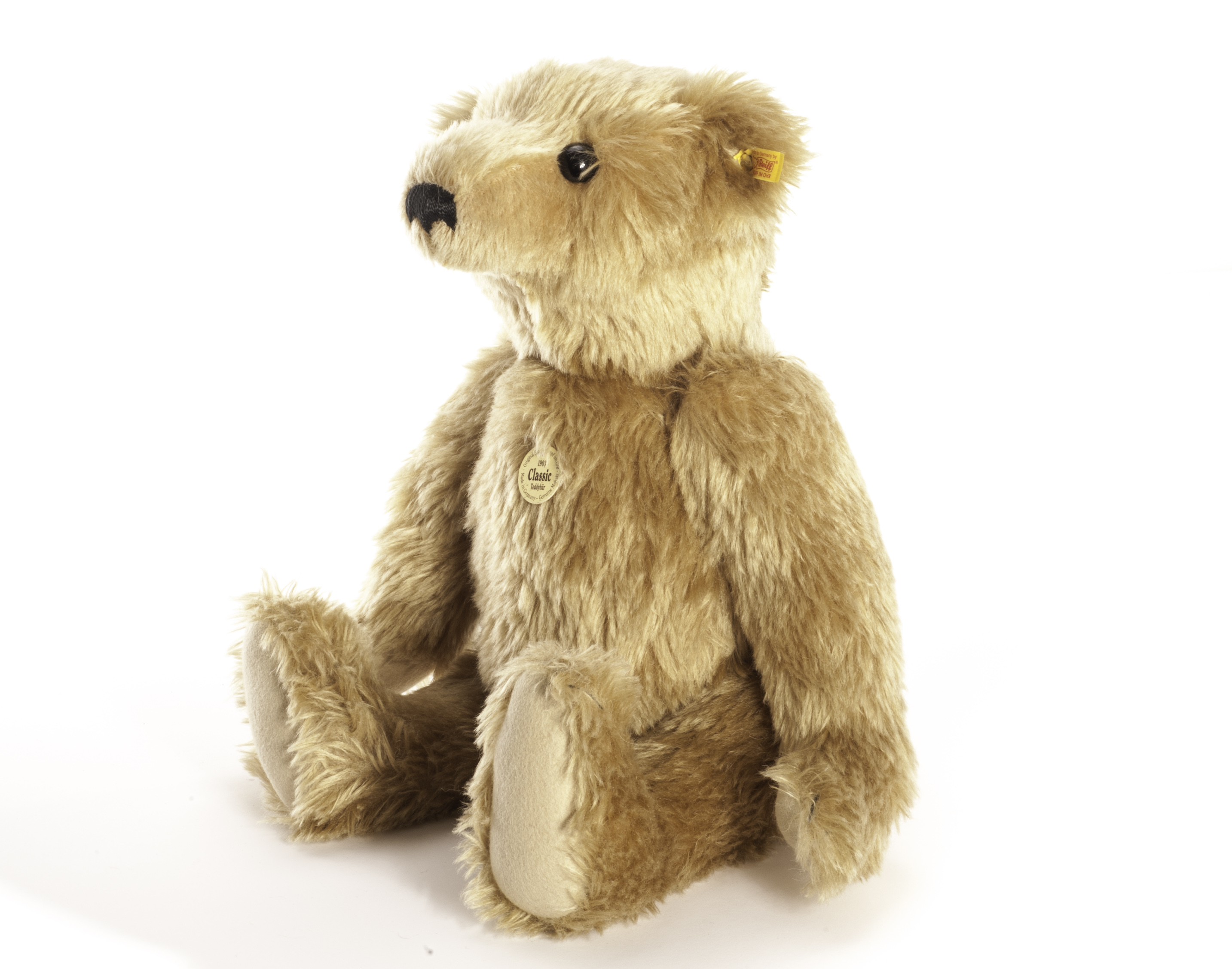 A Steiff Classic 1903 Mr Cinnamon Teddy Bear, 1993, with chest tag and yellow cloth label