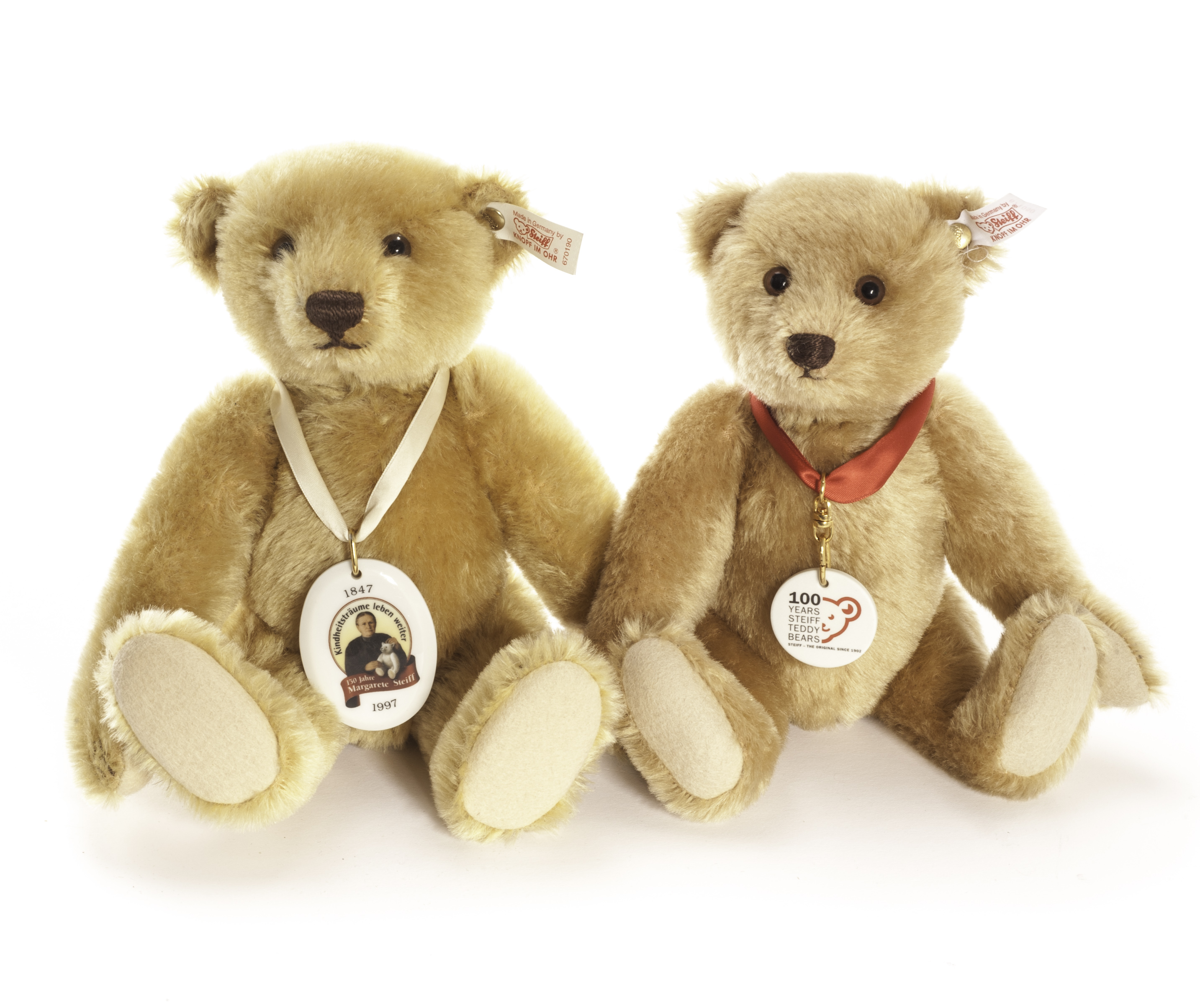 Steiff Celebration Teddy Bears: 100 Years of the Teddy Bear, 1902-2002, No.7792; and 150 Years