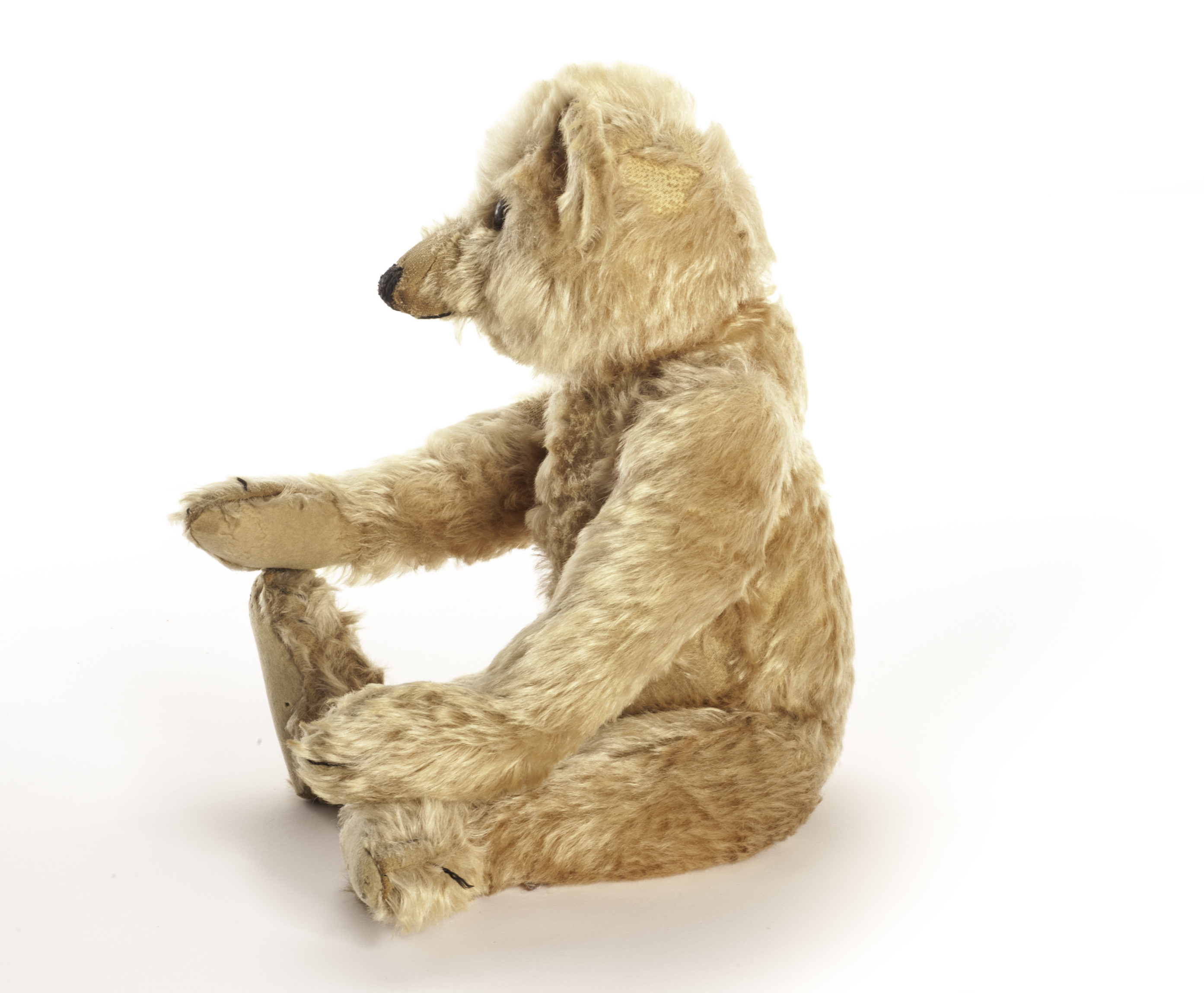 A Rare and early Steiff PAB35 Teddy Bear with elephant button, circa 1904, with apricot mohair, - Image 4 of 5