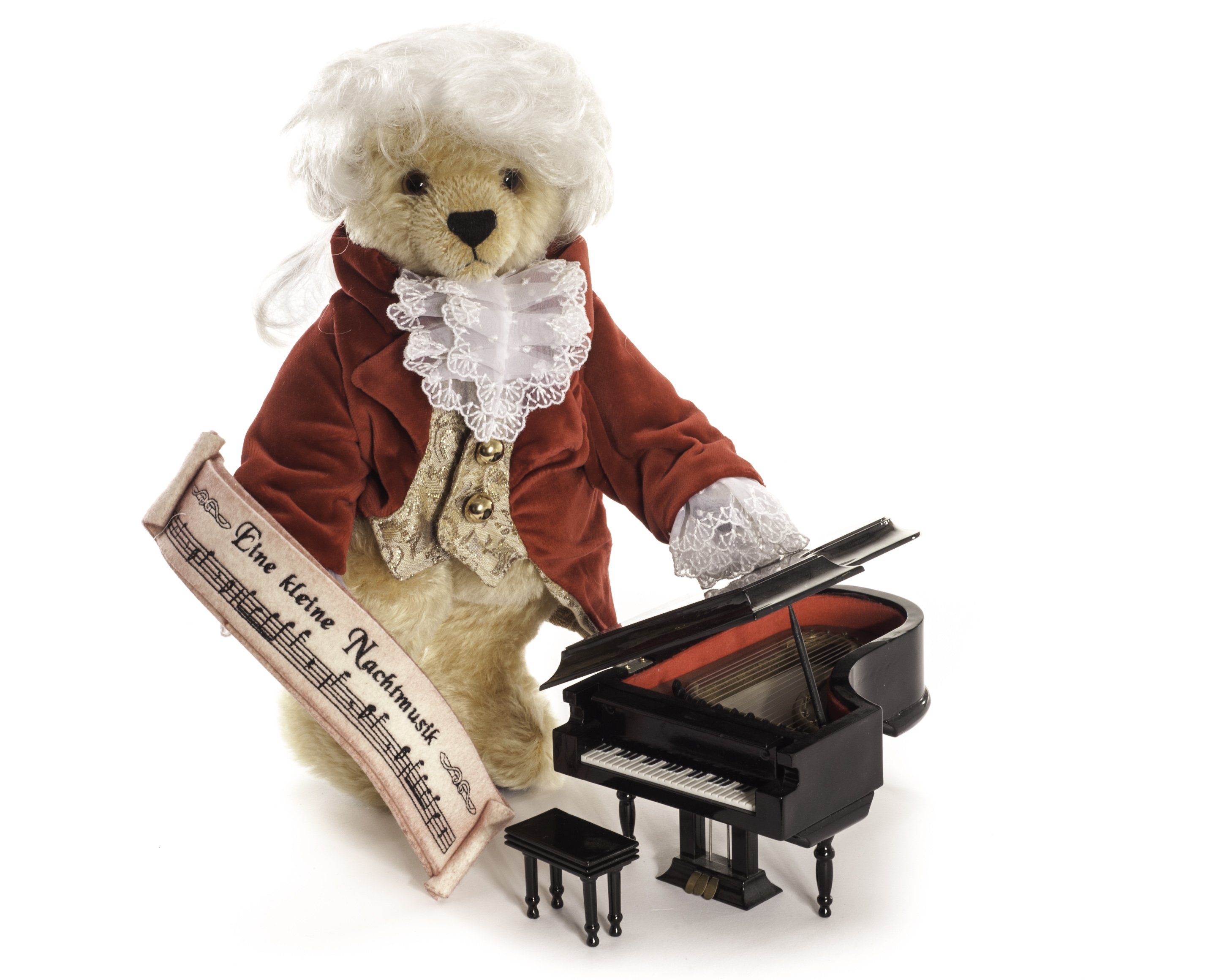 A Hermann Limited Edition Mozart Special Birthday Teddy Bear, 2006, No.27 of 500, with musical