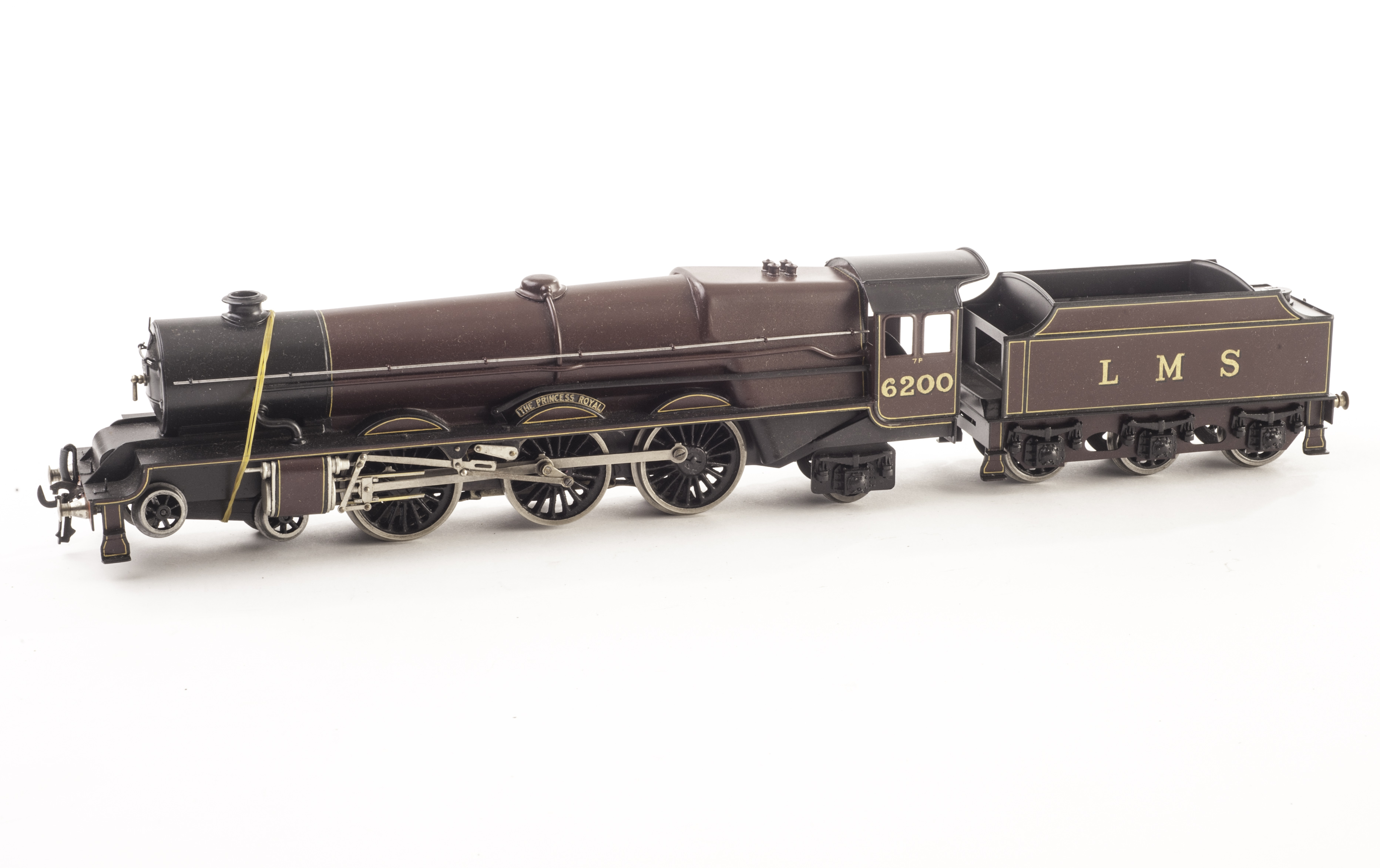 A Bassett-Lowke three-rail electric LMS ?The Princess Royal? 4-6-2 Locomotive and Tender No. 6200,