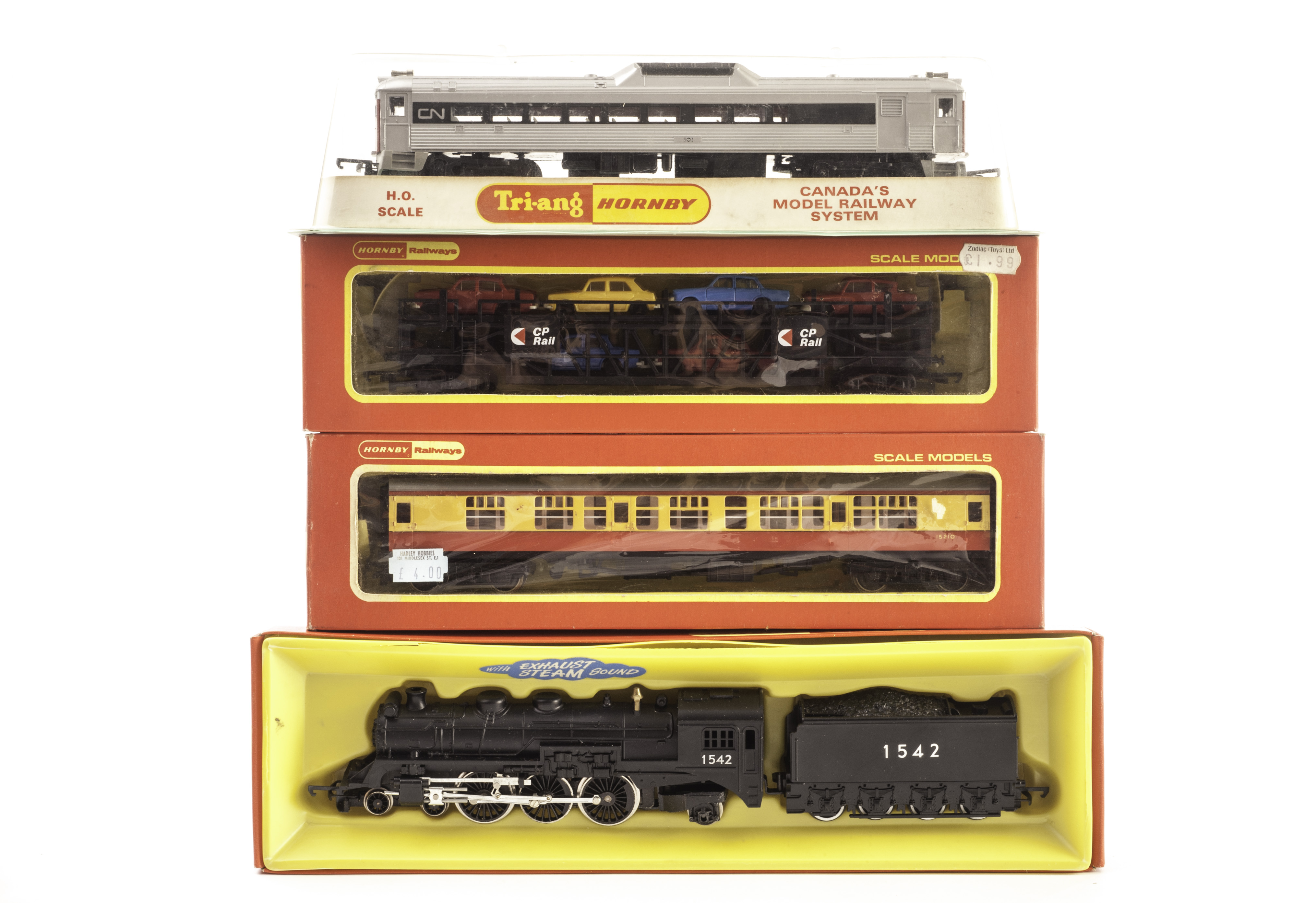 Tri-ang and Tri-ang Hornby Railways 00 Gauge Locomotives Rolling Stock and Accessories: TC black 4-