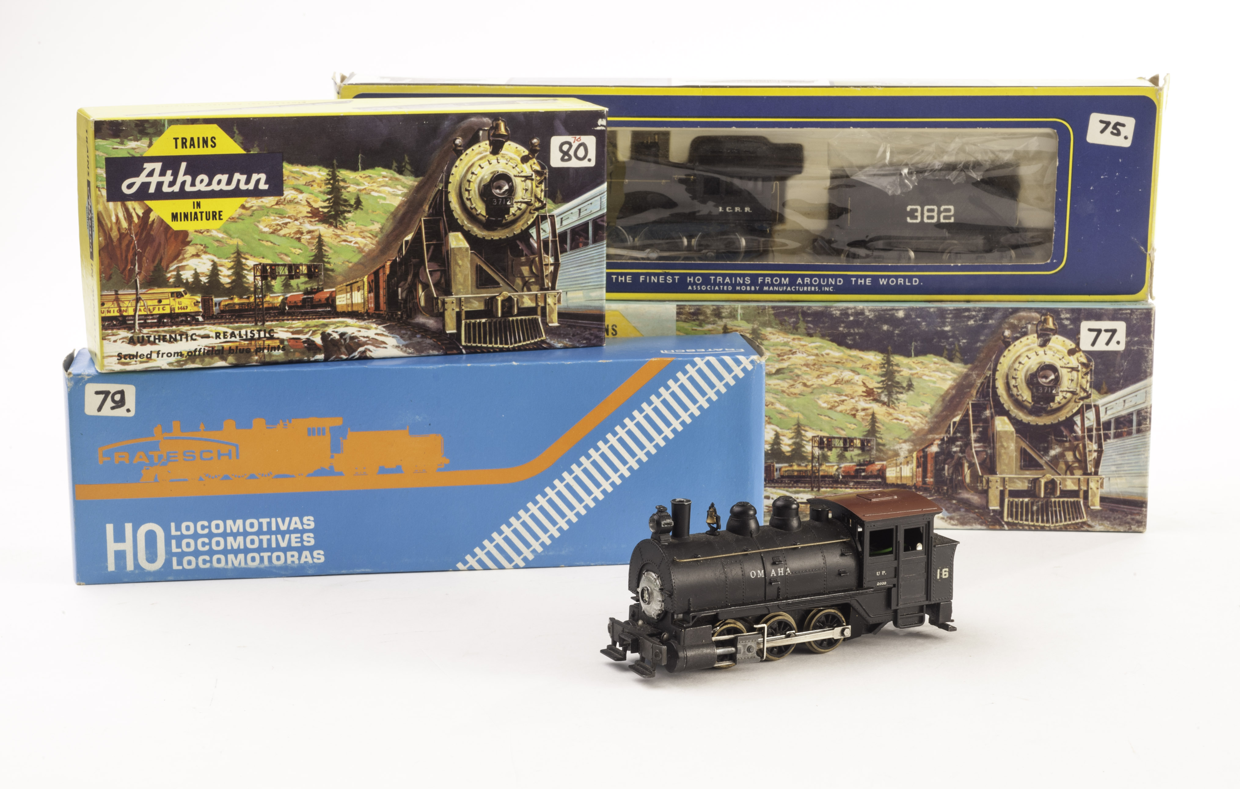 American H0 Gauge steam locomotives by various makers: comprising N-W RR 0-4-2 ST No. 12 by