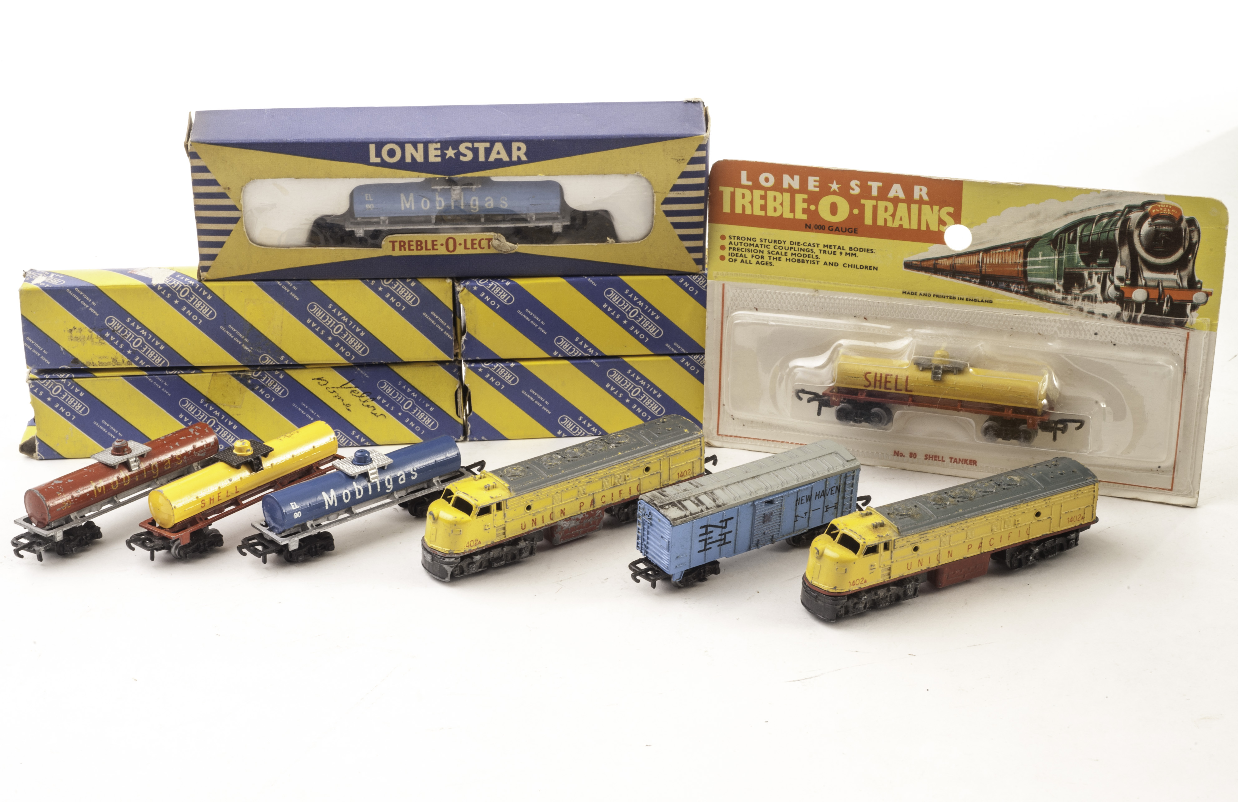 Lone Star Treble ?0? Lectric Train USA/Canada outline Locomotives and Rolling stock: including