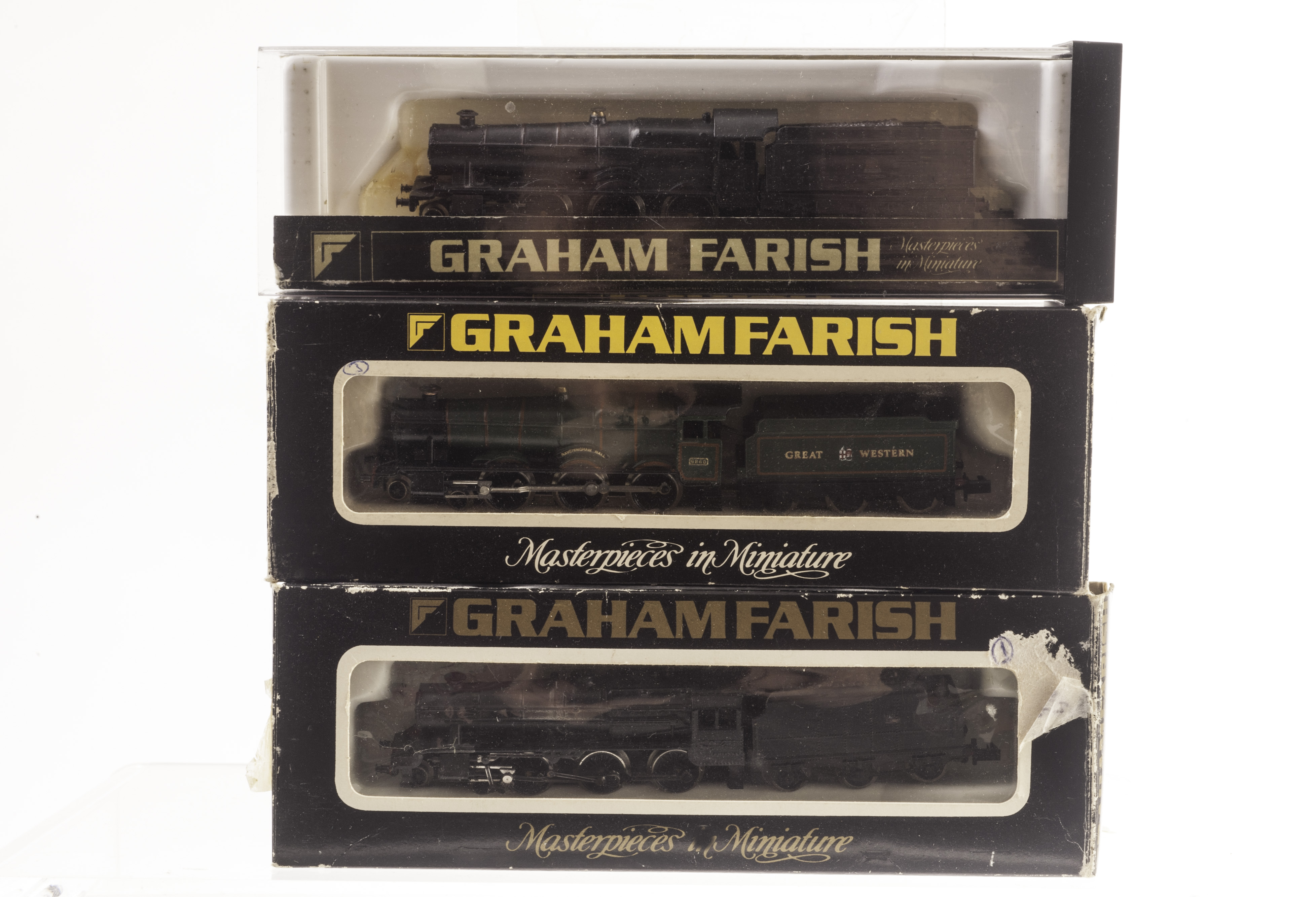 Graham Farish British N Gauge Locomotives: BR 4-6-0 freight locomotive and tender (2) and GWR