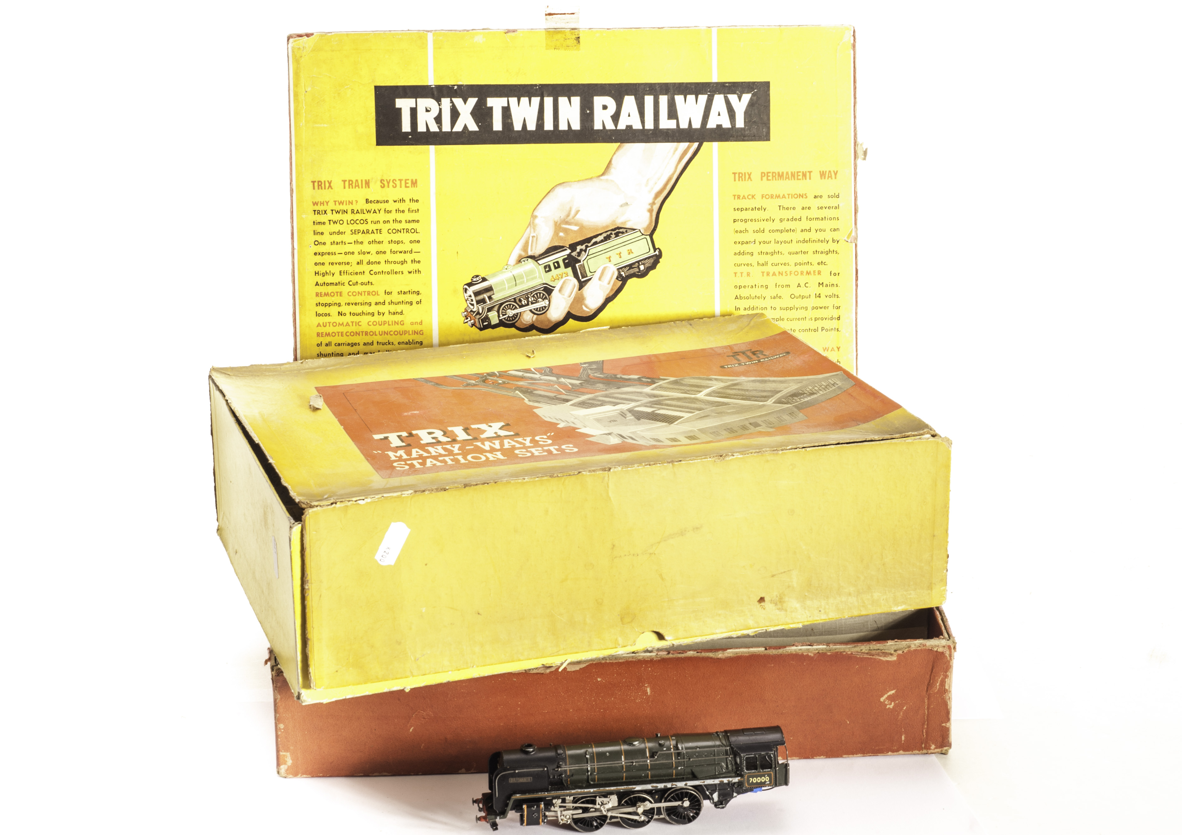 Trix 00 Gauge Locomotives and Tenders for Spares and Manyways Station Accessories and Set boxes: BR