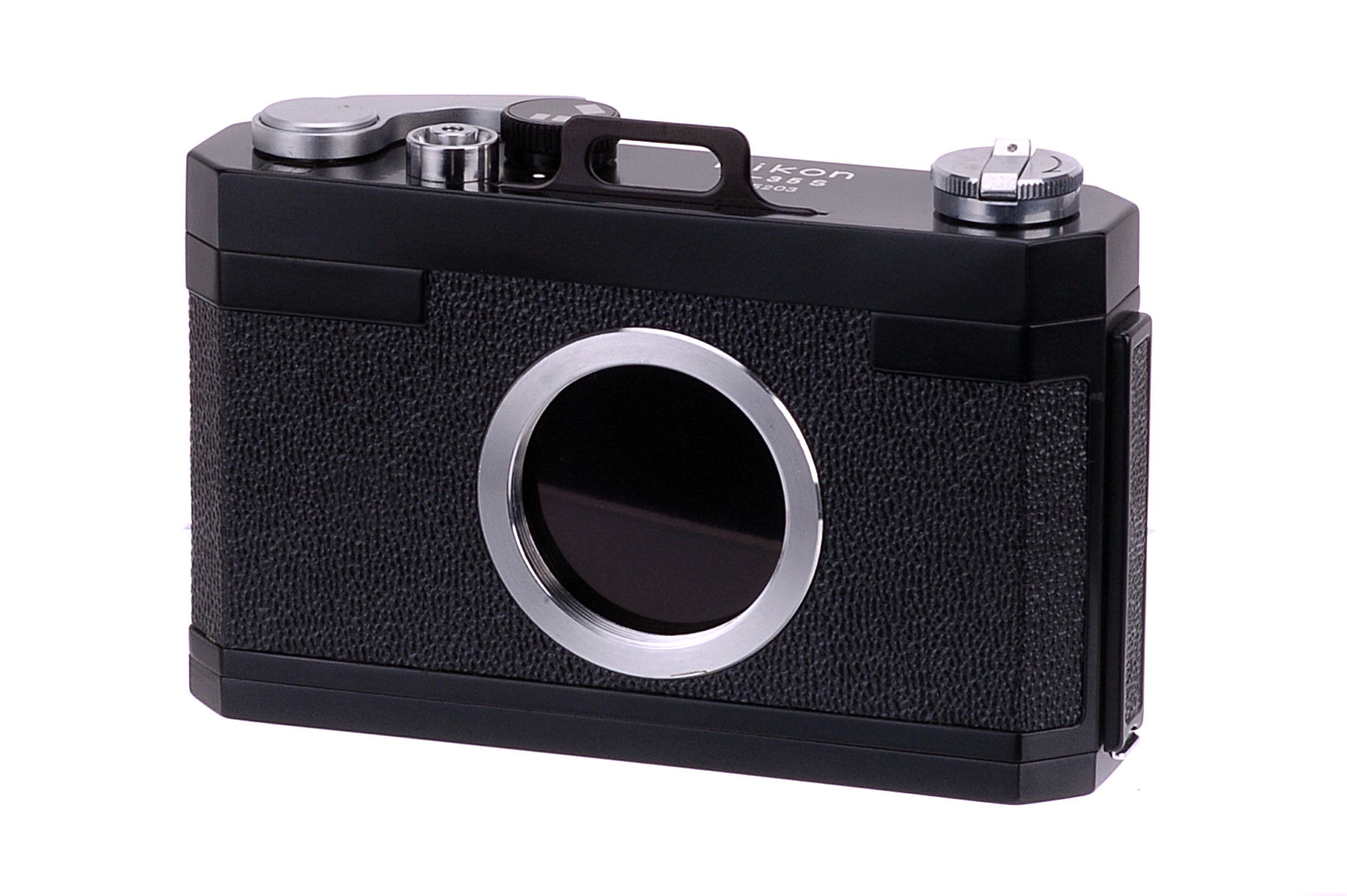 A Nikon M35 S Microscope Camera, black, serial no. 75203, E, in maker?s box