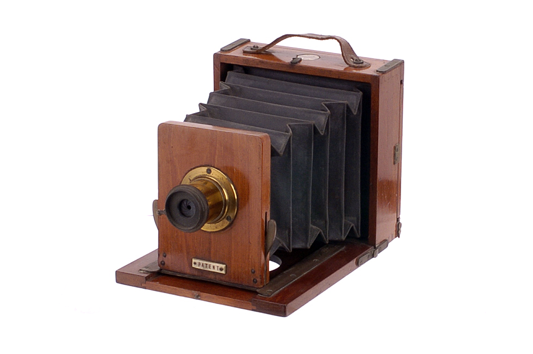 A Spratt Brothers Clydesdale Set Quarter Plate Camera, serial no. 190, with unmarked f/11 brass