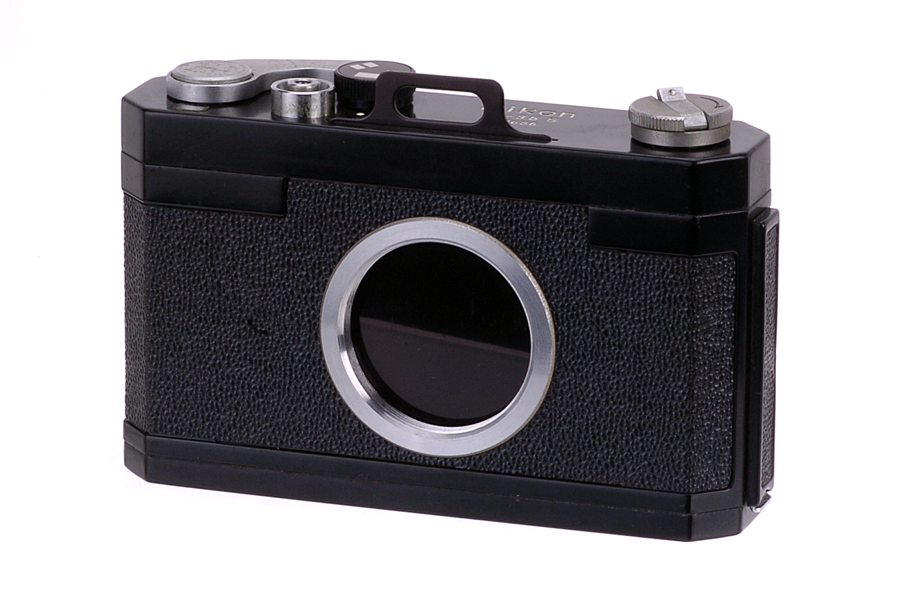 A Nikon M35 S Microscope Camera, black, serial no. 88636, VG, in maker?s box