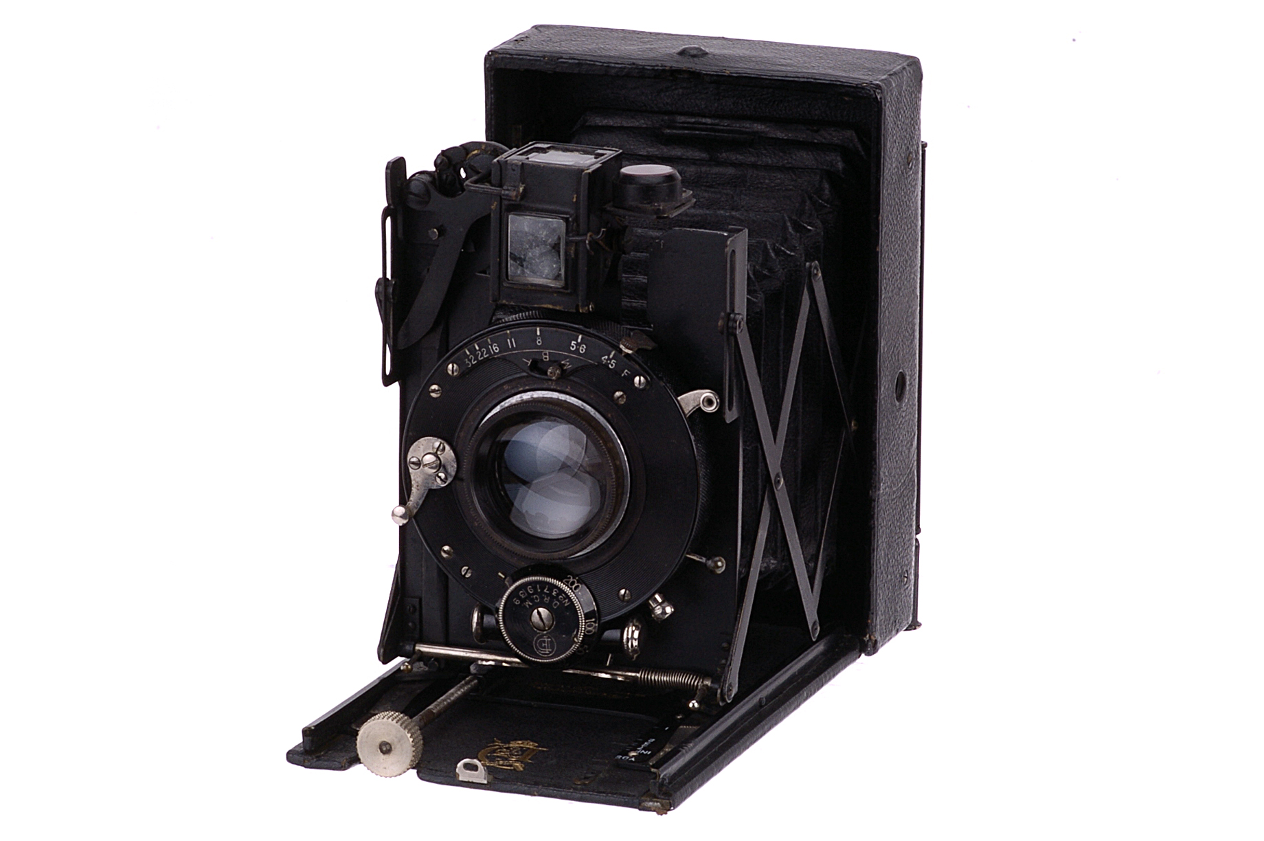 An Adams & Co. Vesta Camera, serial no. 418, with Ross Zeiss Tessar f/4.5 112mm lens, serial no.