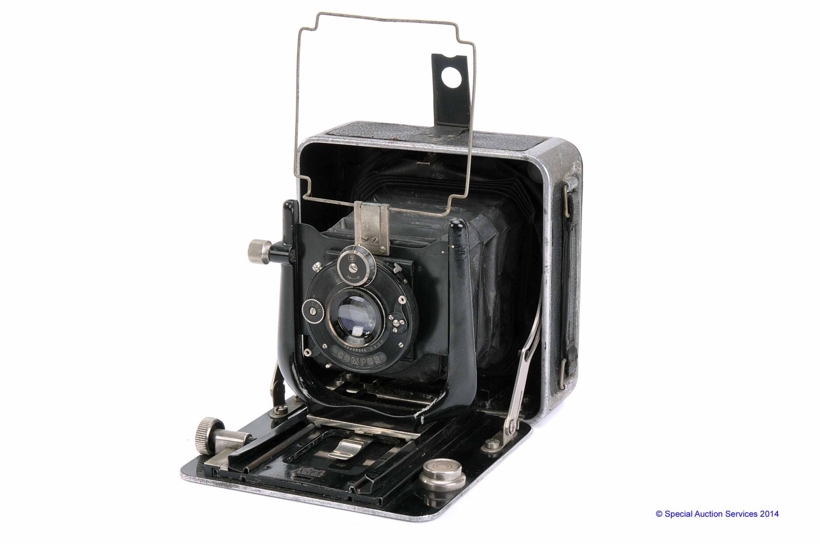 A Kern Bijou Camera, with Kern Aarau f/6.3 120mm lens, serial no. 1287, body, F, lens, F-G,
