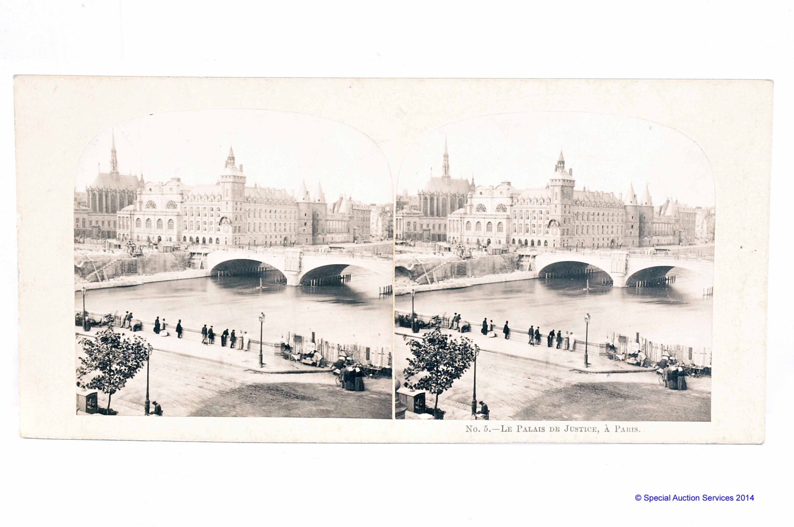 Continental European Topographical Stereo Cards: Andrieu, J, `Desastres de la Guerre`, Paris after