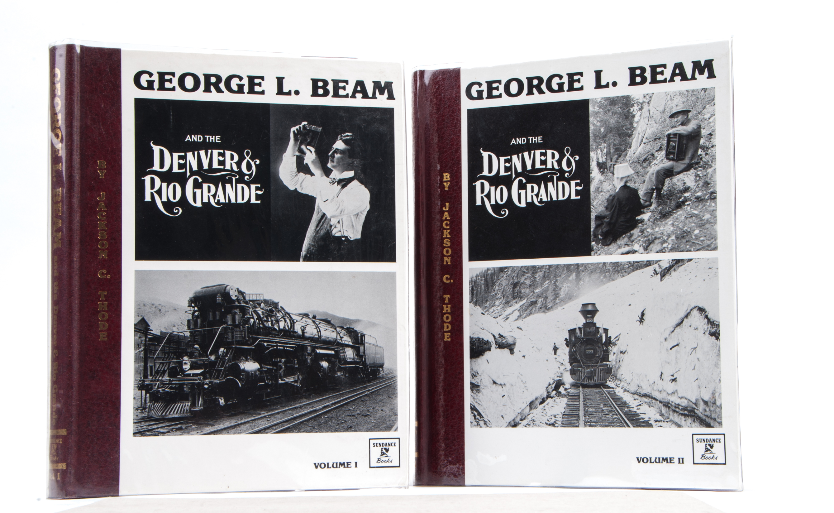 American and other world Railway Hard and soft back books: with titles `George L Beam and the Denver