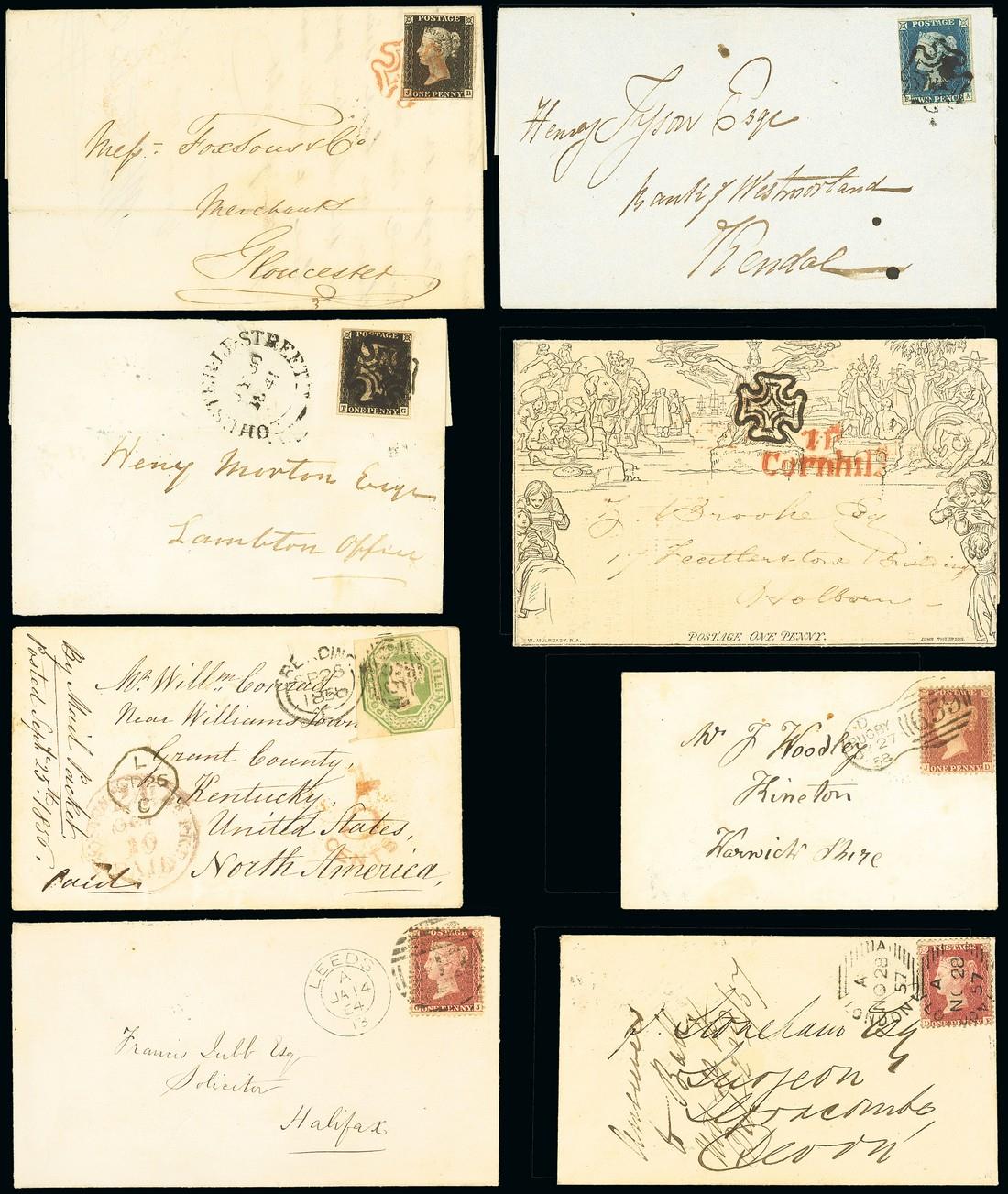 (x) Great BritainPostal History1840-1901 an Exhibition collection of over 280 covers and cards