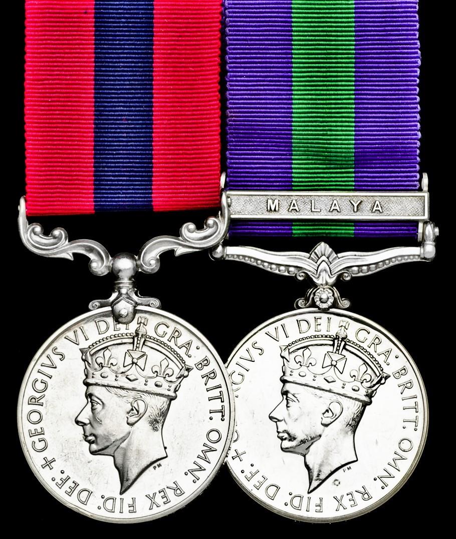 An Outstanding '1948 Malaya' D.C.M. Pair to Trooper H.W. Smith, 4th Queen's Own Hussars, Who Was