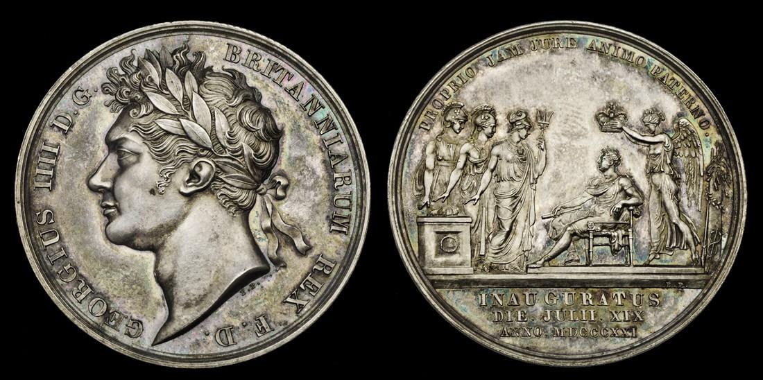Coronation 1821, silver, extremely fine, in fitted case of issue  Subject to 20% VAT on Buyer’s