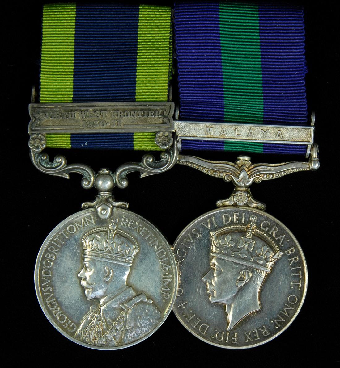 Pair: Sergeant E. Kyle, Royal Army Medical Corps, Late East Yorkshire RegimentIndia General