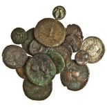 Miscellaneous, ancient coins (approx.92), one or two Greek but mostly Roman base metal, very mixed