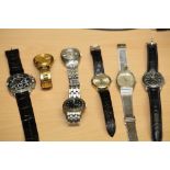 7 Mixed Watches for Spares or Repair. Including Omega De Ville Quartz, Longines Ultronic, Tissot