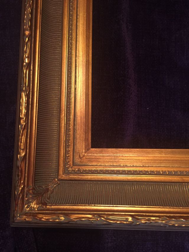 Modern gilt frame, inset: 61cm x 91cm, outer frame: 82cm x 113cm. - Image 2 of 2