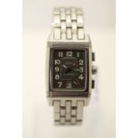 Jaeger LeCoultre Reverso Gran Sport Retrograde. 28mm x 44mm case. Manual Wind. Full Box.  Full