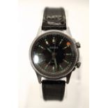 Sekonda Alarm. Calibre 2612.1 18 Jewel manual wind movement. Case size 37mm. Full working order.