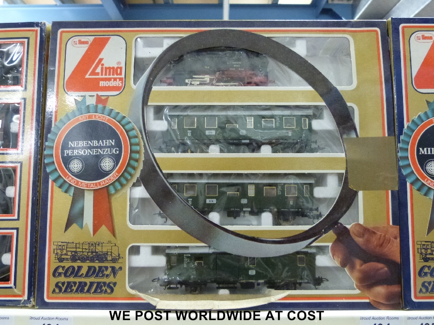 Lima 00 gauge Golden Series train set 109726E 'Nebenbahn Personenzug' in original box.