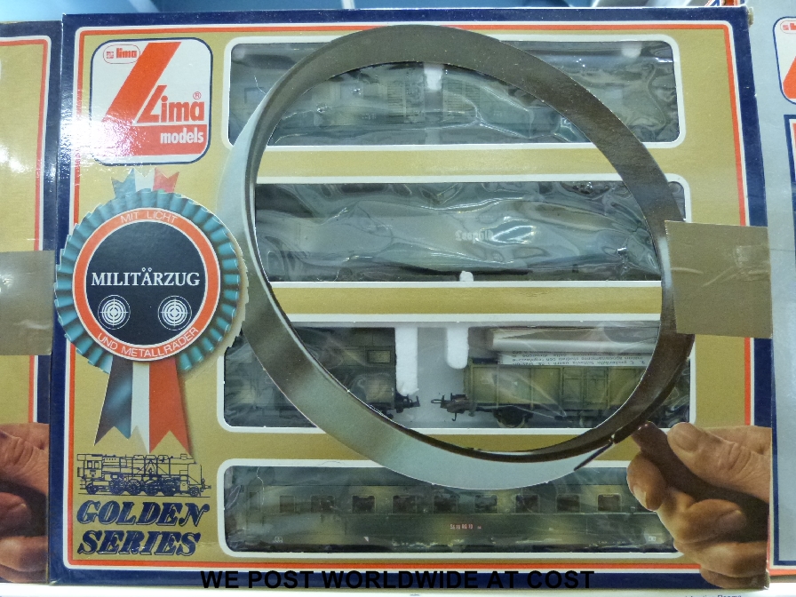 Lima 00 gauge Golden Series train set 109704E 'Militärzug' in original box.