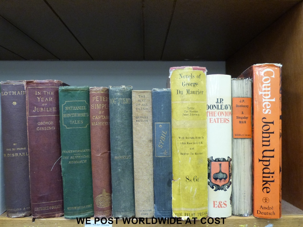 A collection of gentleman's fiction, mainly 19thC, including Dickens, Thomas Hardy, Thackery and