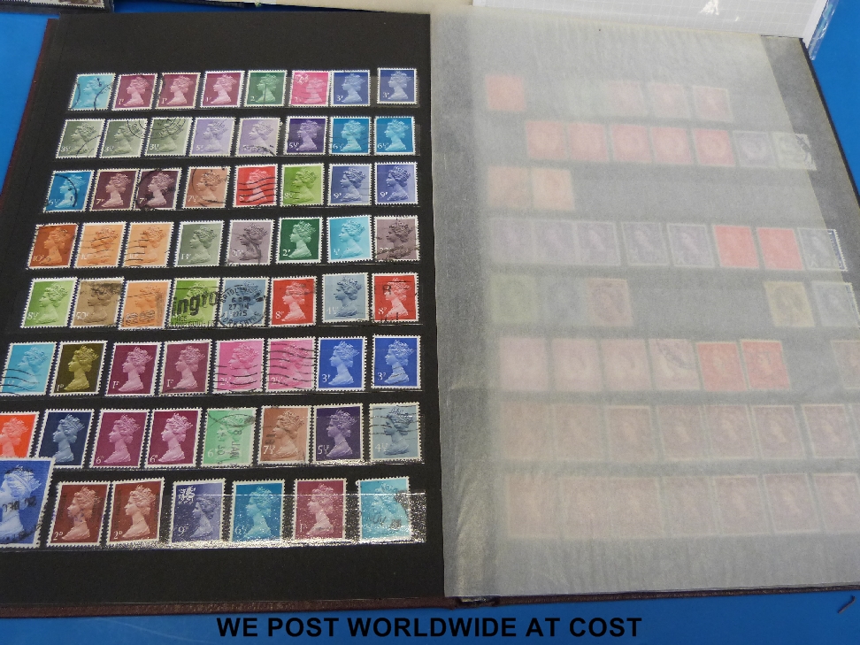 Two stockbooks of mainly mint GB stamps collectors packs 1979-82, two stockbooks of all world stamps - Image 3 of 6