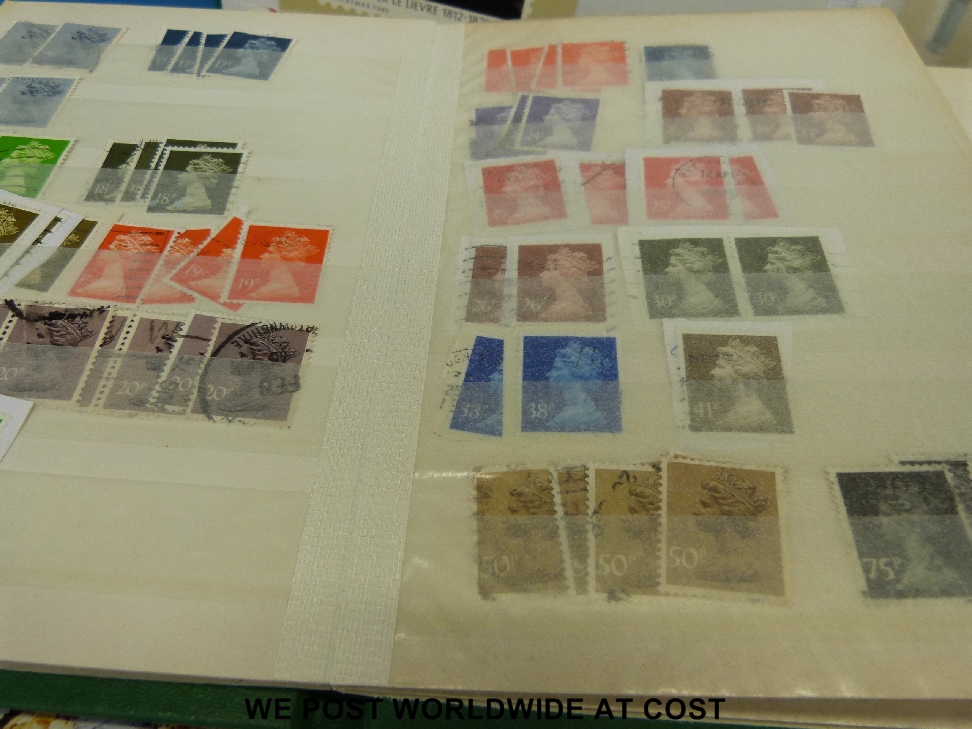 A collection of British stamps, including Victorian in album, stockbook and loose. - Image 2 of 6