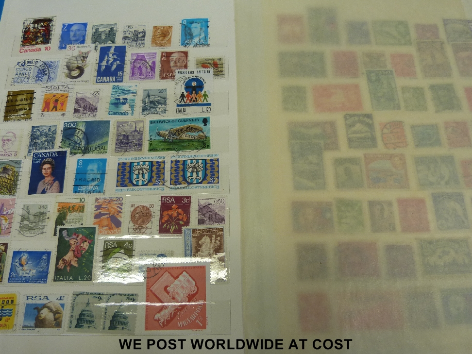 Two stockbooks of mainly mint GB stamps collectors packs 1979-82, two stockbooks of all world stamps - Image 5 of 6