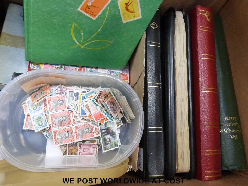 A large box of all world stamps, loose and in albums - Image 5 of 5