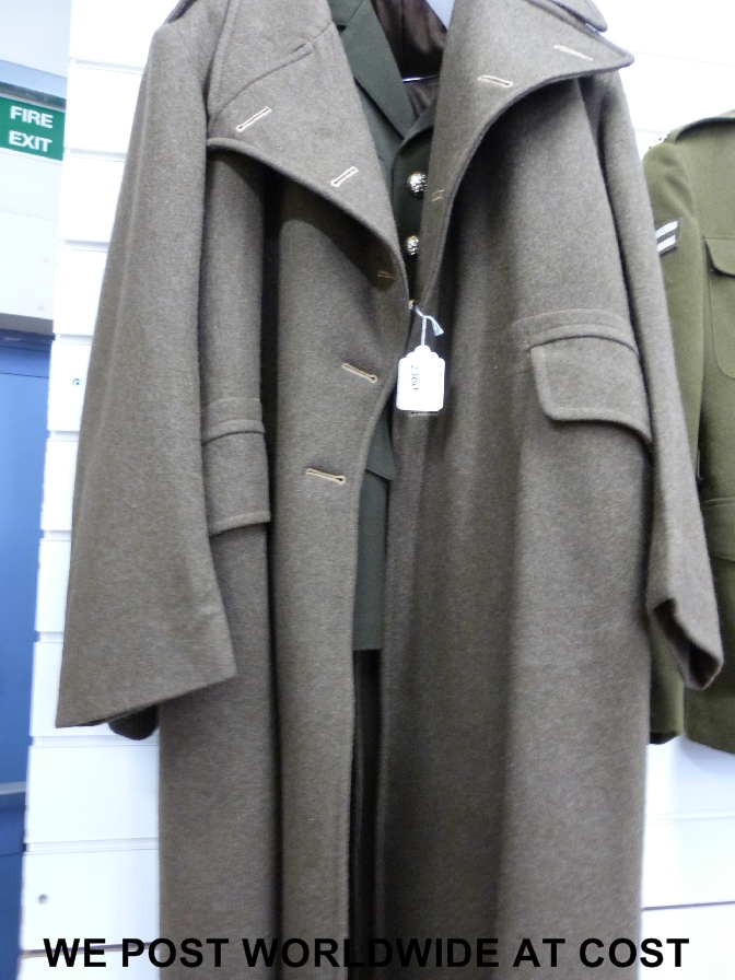 British army overcoat and Dutch forces dress jacket