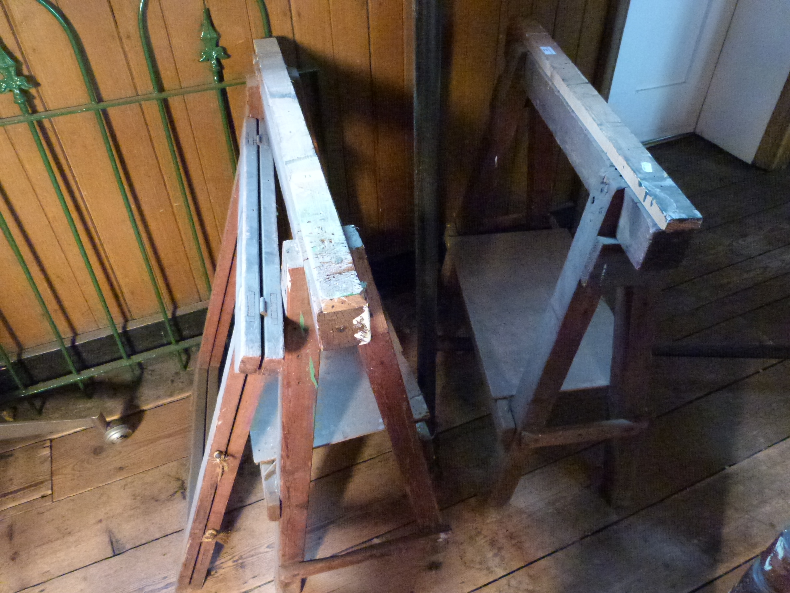 Three various trestles